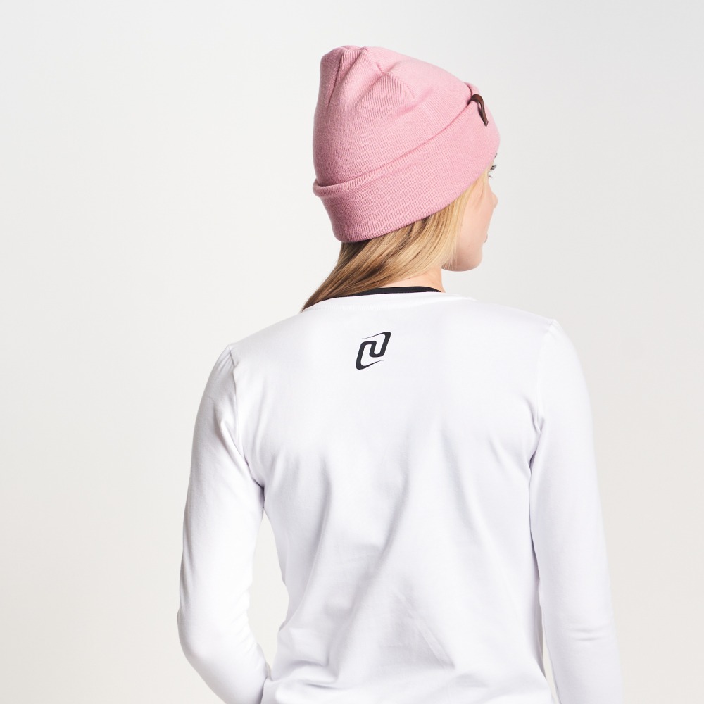 longsleeve damski biały
