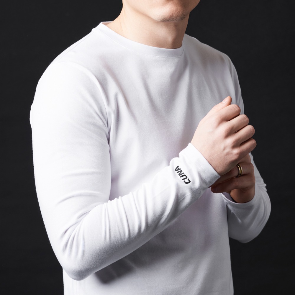 longsleeve biała