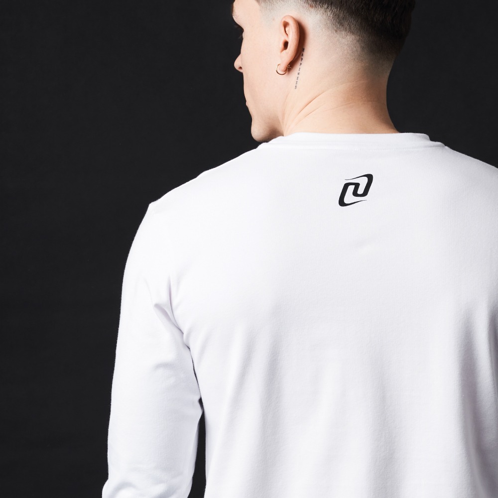 longsleeve biały