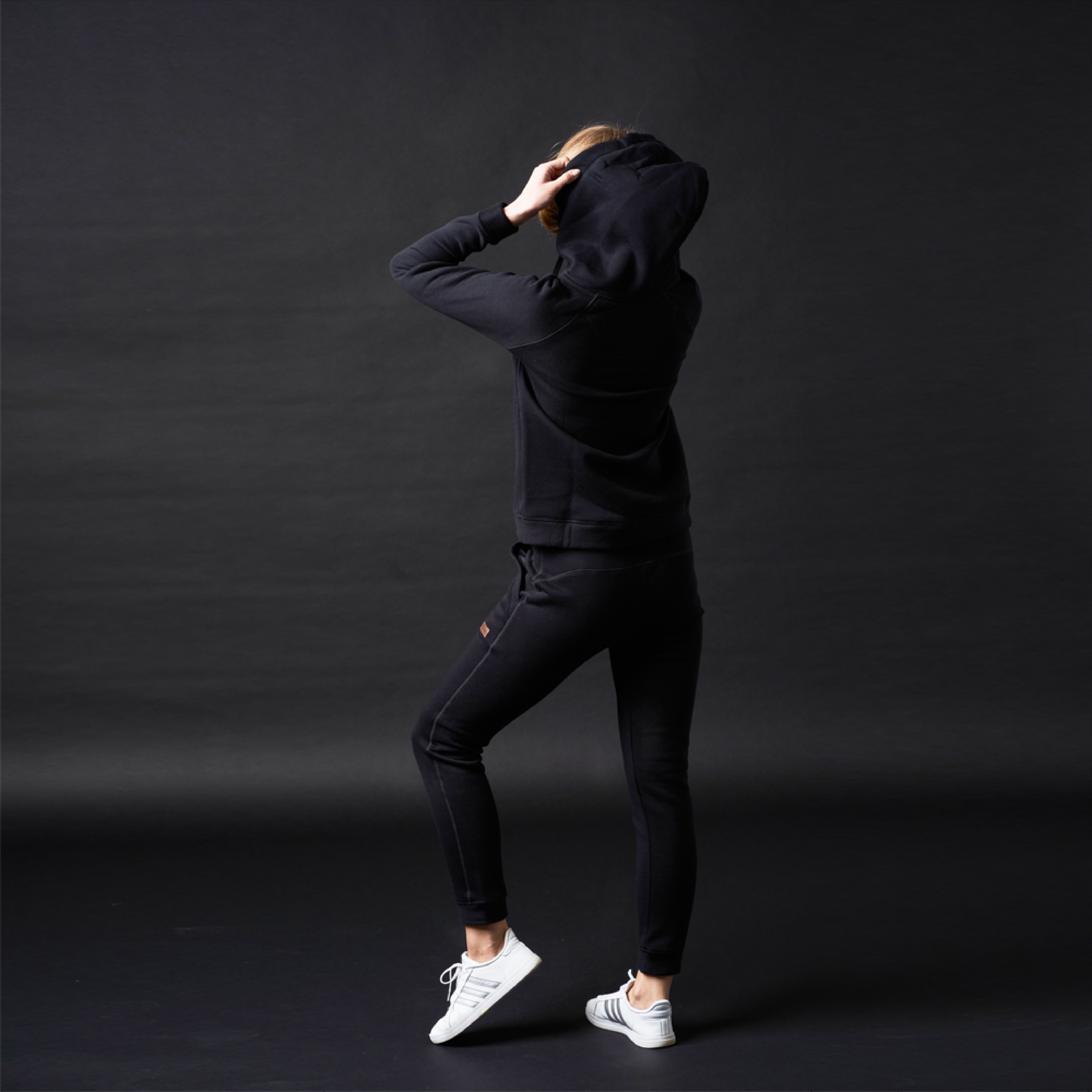 Dres bawełniany damski czarny Cosy