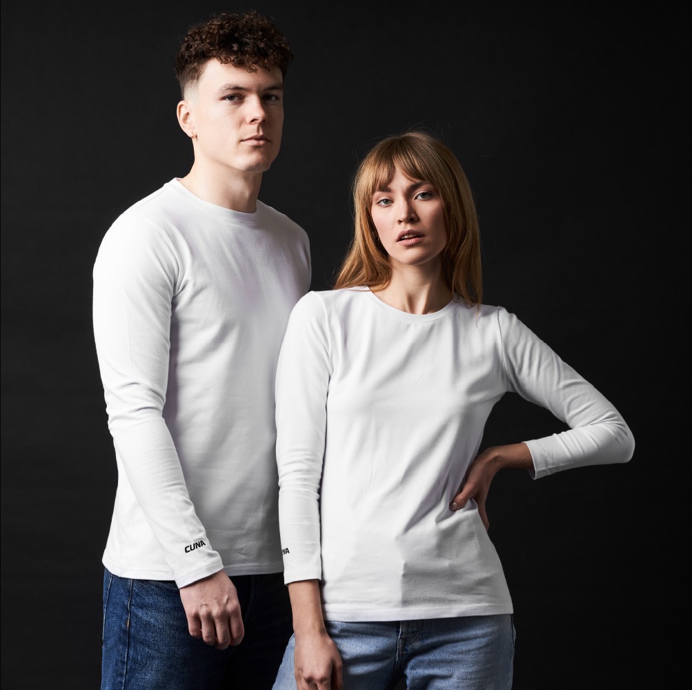 longsleeve biały