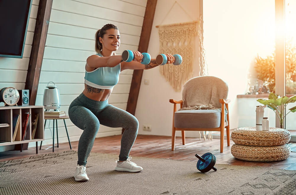 trening z hantlami dla kobiet