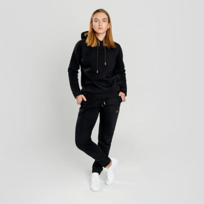 Dres bawełniany damski czarny Cosy