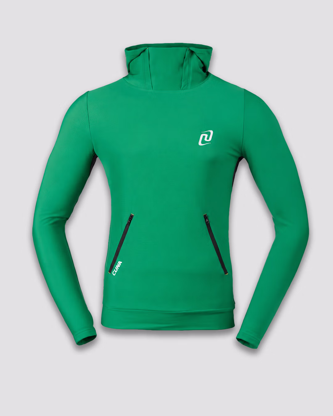 BLUZA WISPER ACTIVE_MĘSKA_ZIELONA_PRZÓD