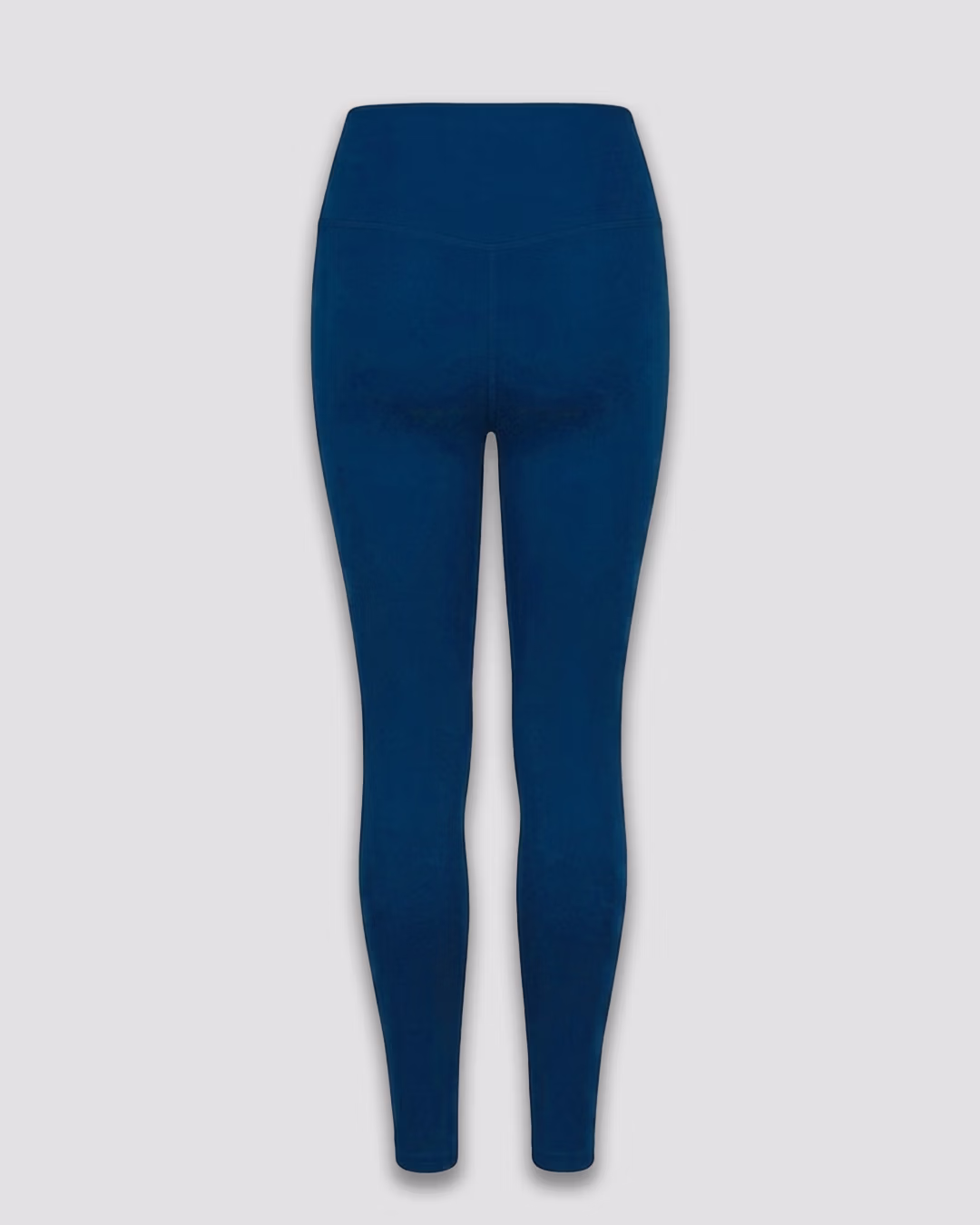 LEGGINSY SPORTOWE_DAMSKIE_ACTION WINTER_GRANATOWE_TYŁ