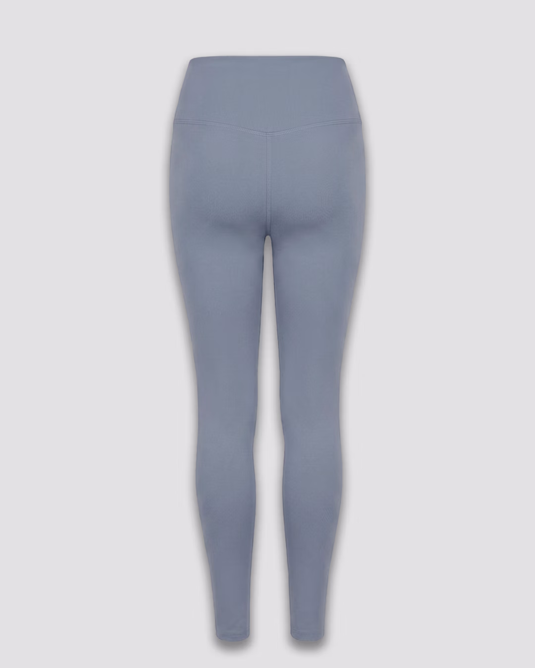 LEGGINSY SPORTOWE_DAMSKIE_ACTION WINTER_SZARY_TYŁ