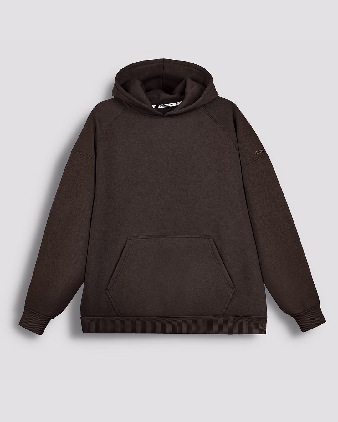 BLUZA EASY HOOD_BRĄZOWA