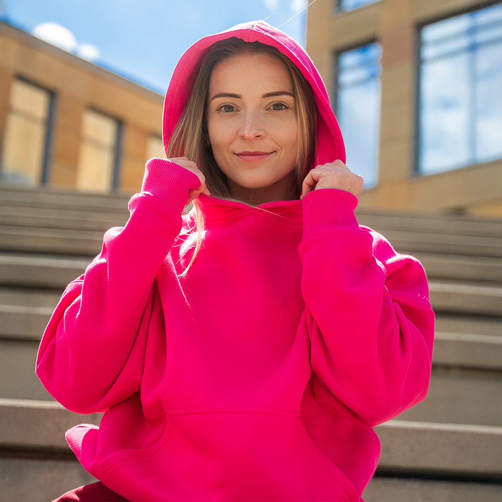 BLUZA-EASY-HOOD_CIEMNA-RÓŻOWA_2