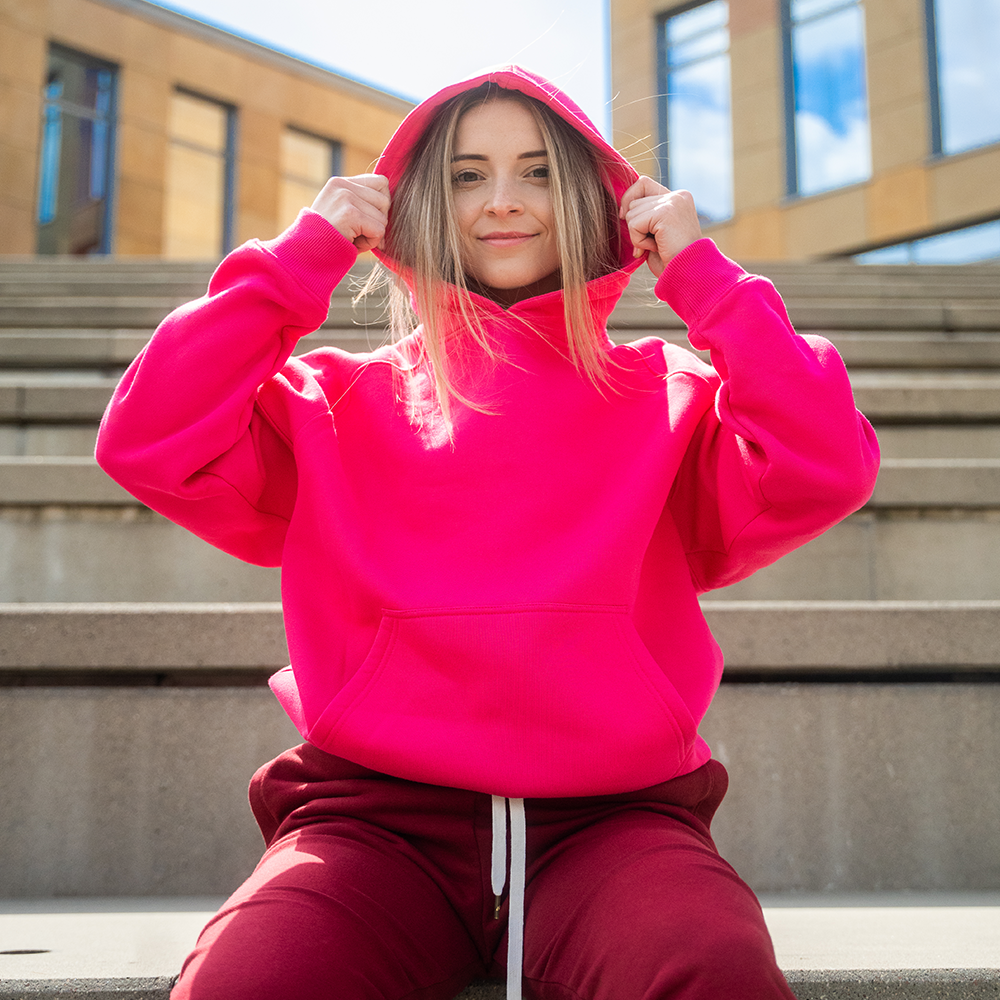 BLUZA-EASY-HOOD_CIEMNA-RÓŻOWA_3