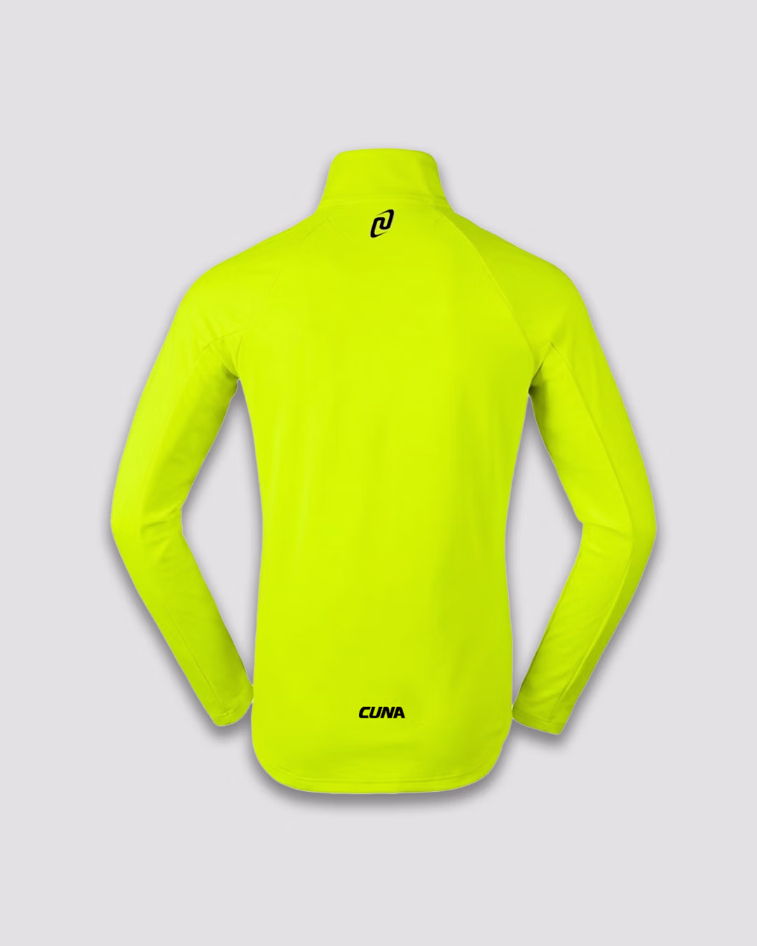 BLUZA ACTIVE PRO_NEONOWY ŻÓŁTY_TYŁ