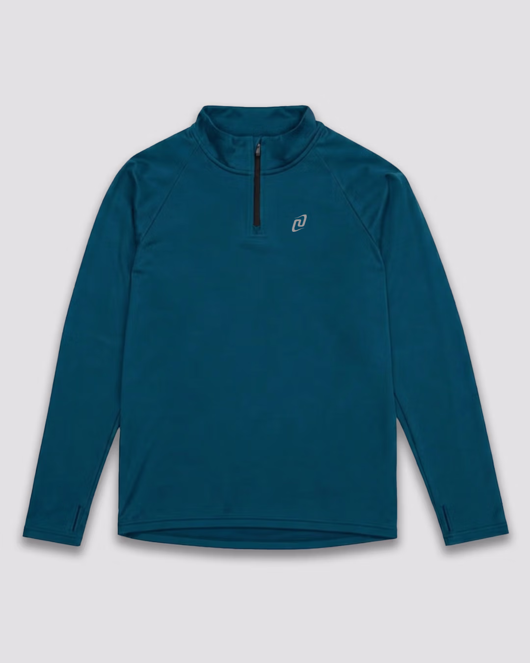 BLUZA HALF ZIP_MORSKI_PRZÓD