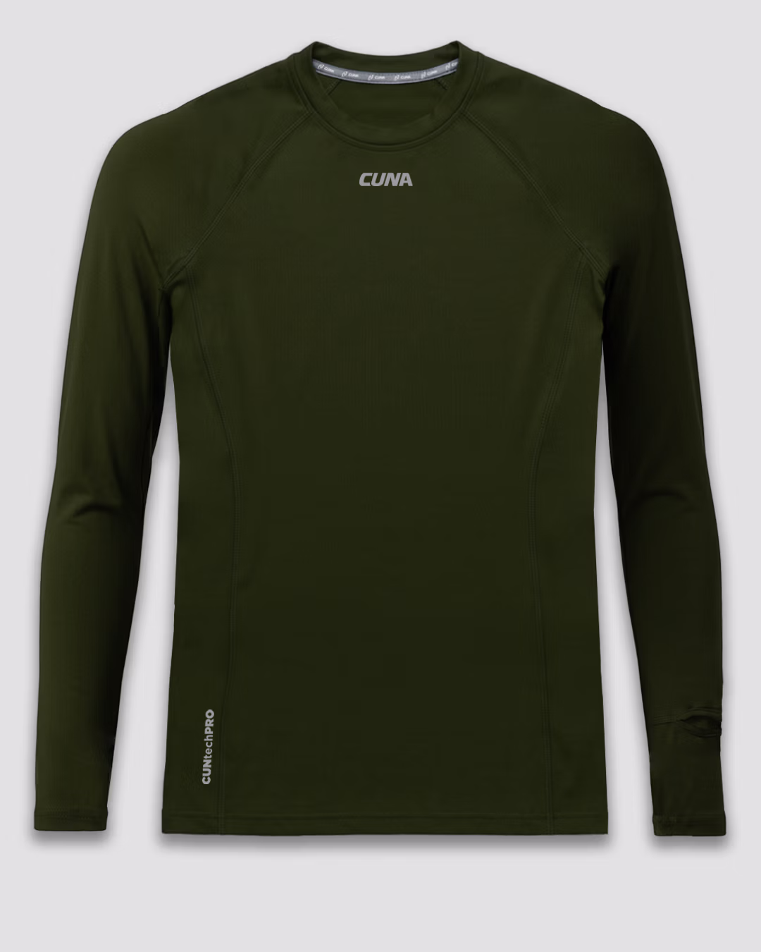 KOSUZLKA TERMOAKTYWNA_TERMO RUN_MĘSKA_KHAKI_PRZÓD
