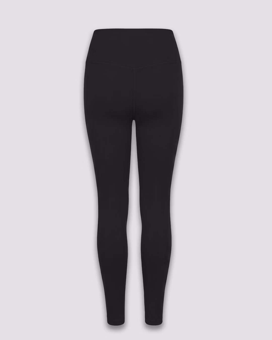 LEGGINSY SPORTOWE_DAMSKIE_ACTION WINTER_CZARNY_TYŁ