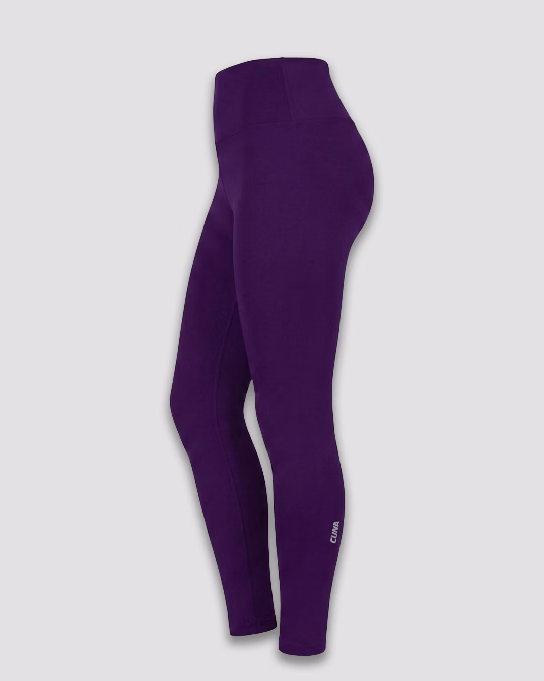 LEGGINSY SPORTOWE_DAMSKIE_ACTION WINTER_FIOLETOWY_BOK