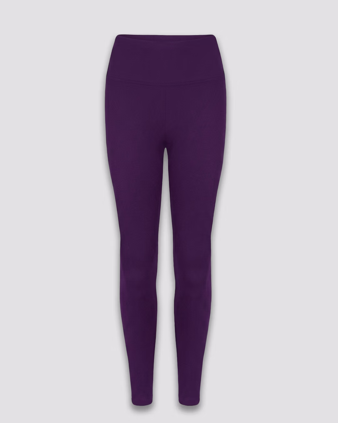 LEGGINSY SPORTOWE_DAMSKIE_ACTION WINTER_FIOLETOWY_PRZÓD