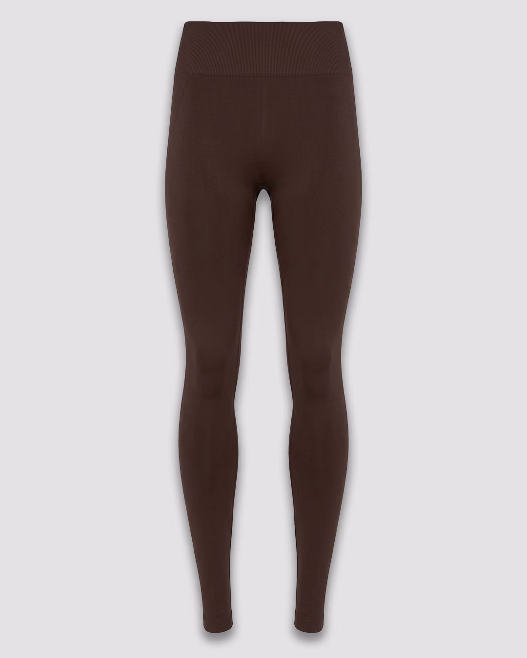 LEGGINSY TERMOAKTYWNE EASY_DAMSKIE_BRĄZOWE_PRZÓD
