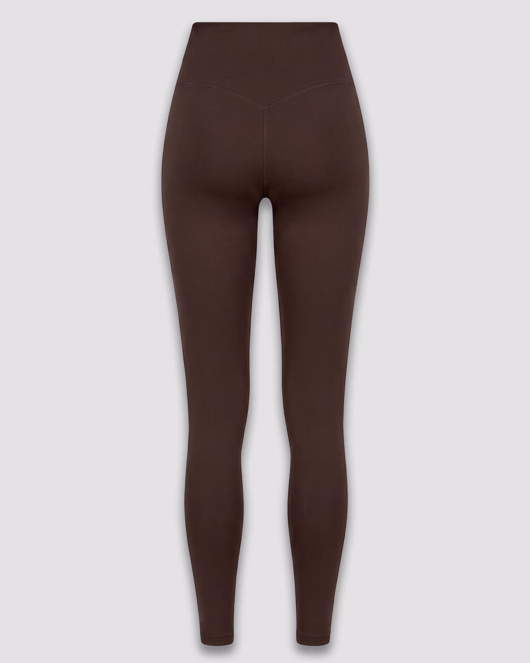 LEGGINSY TERMOAKTYWNE EASY_DAMSKIE_BRĄZOWE_TYŁ