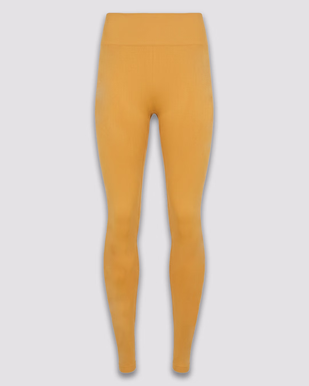 LEGGINSY TERMOAKTYWNE EASY_DAMSKIE_ŻÓŁTE_PRZÓD