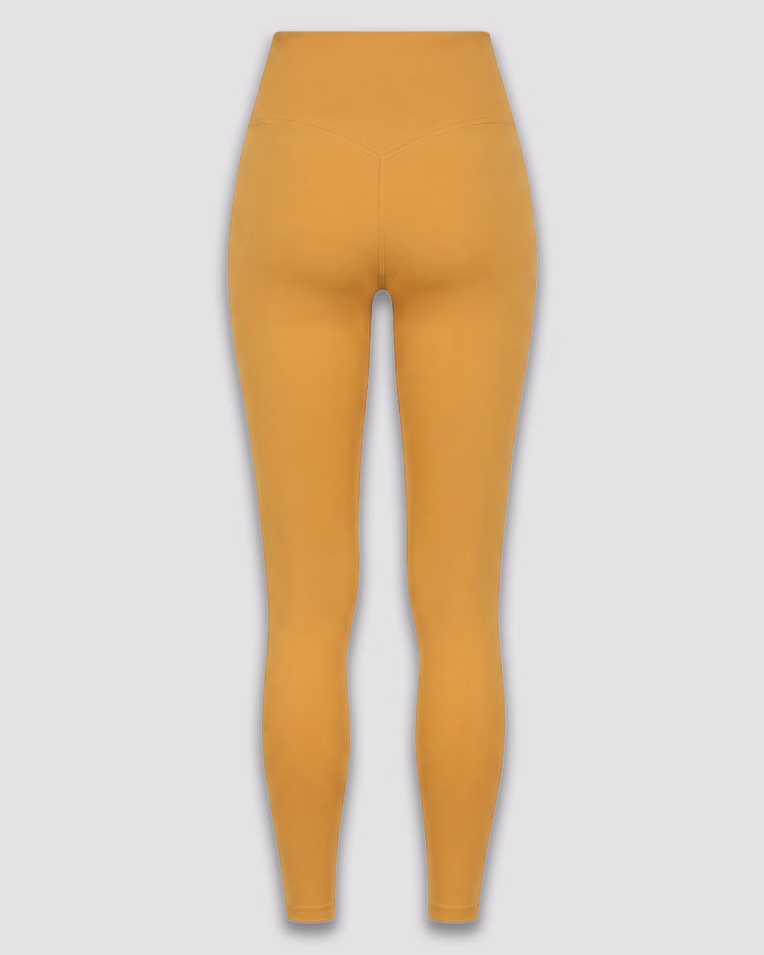 LEGGINSY TERMOAKTYWNE EASY_DAMSKIE_ŻÓŁTE_TYŁ