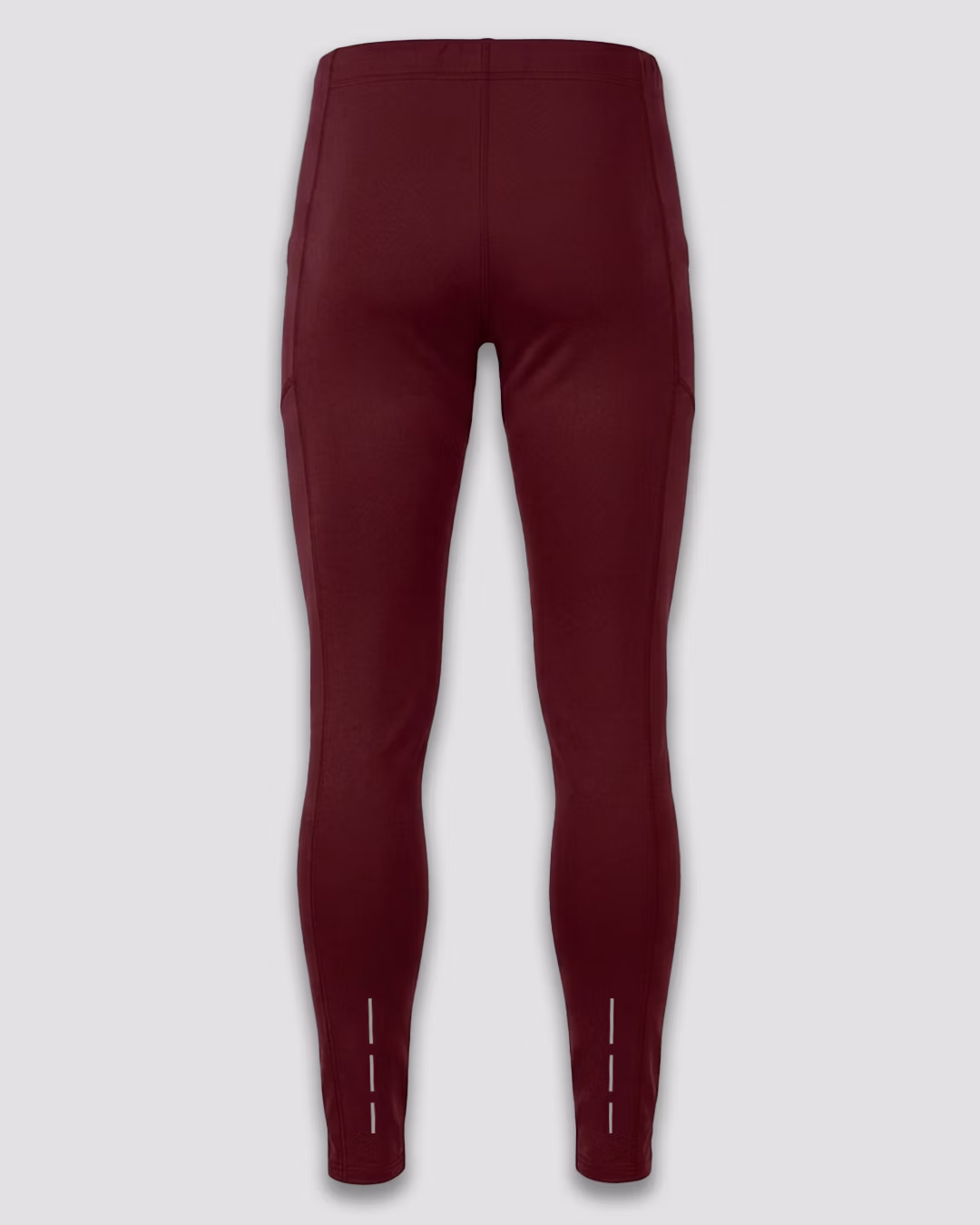 LEGGINSY TERMOAKTYWNE POWER_MĘSKIE_BORDO_TYŁ
