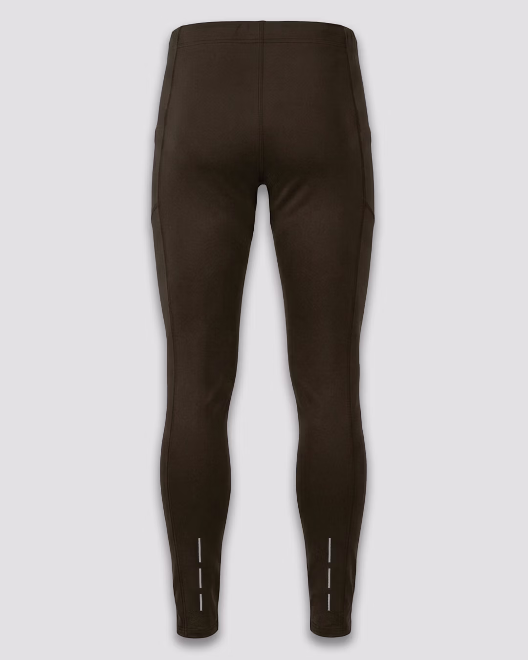 LEGGINSY TERMOAKTYWNE POWER_MĘSKIE_BRĄZOWE_TYŁ