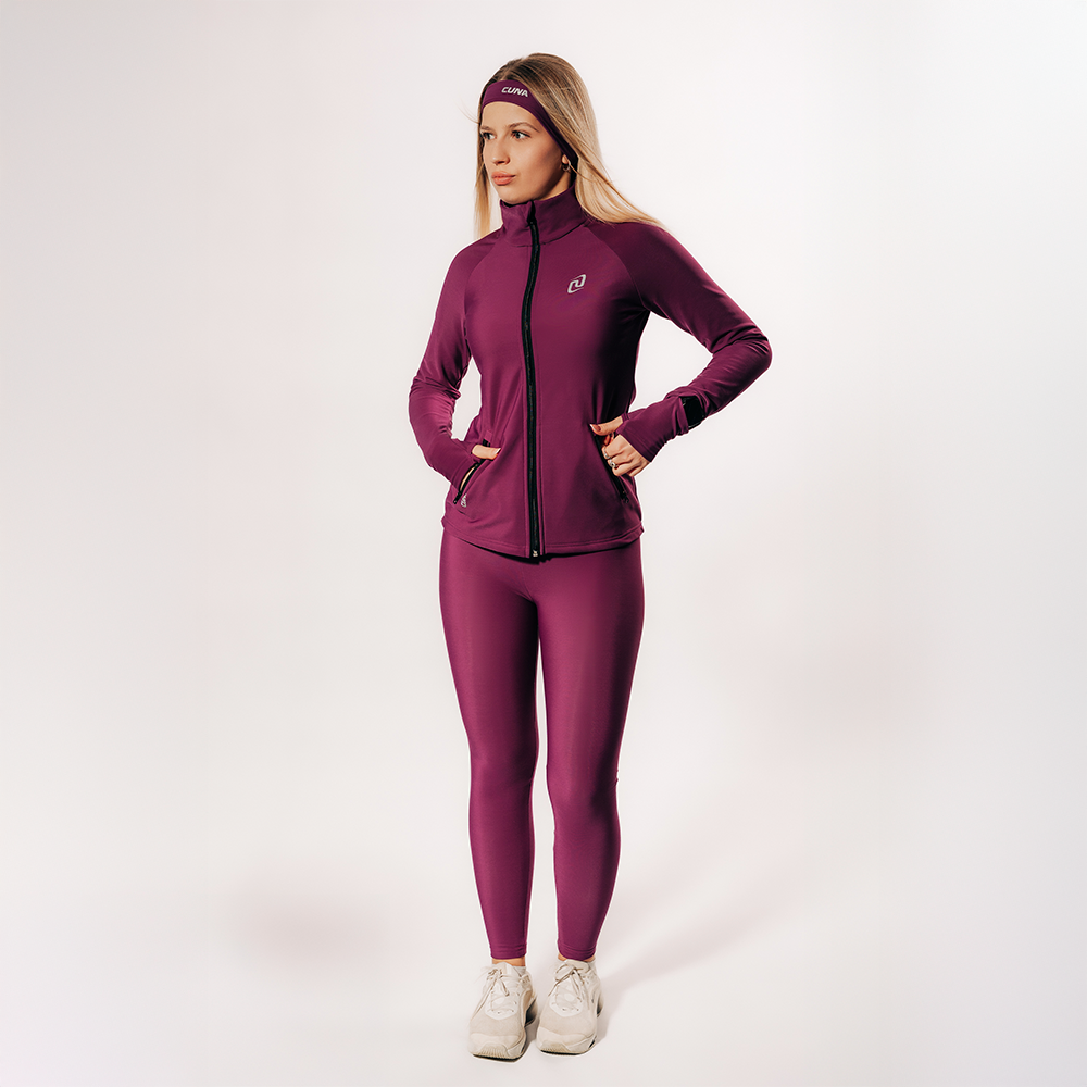 Bluza sportowa damska fioletowa Active Pro